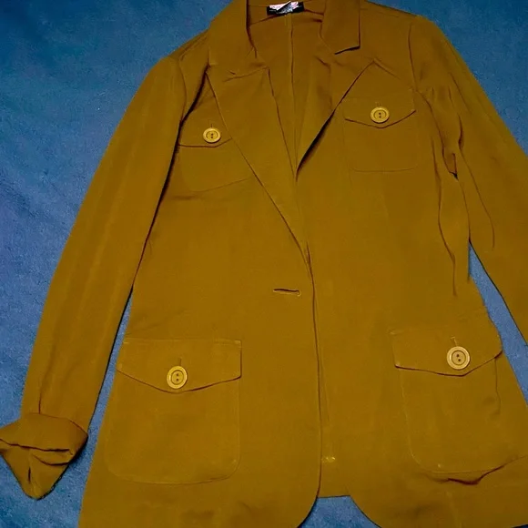 brown long jacket - Picture 1 of 1